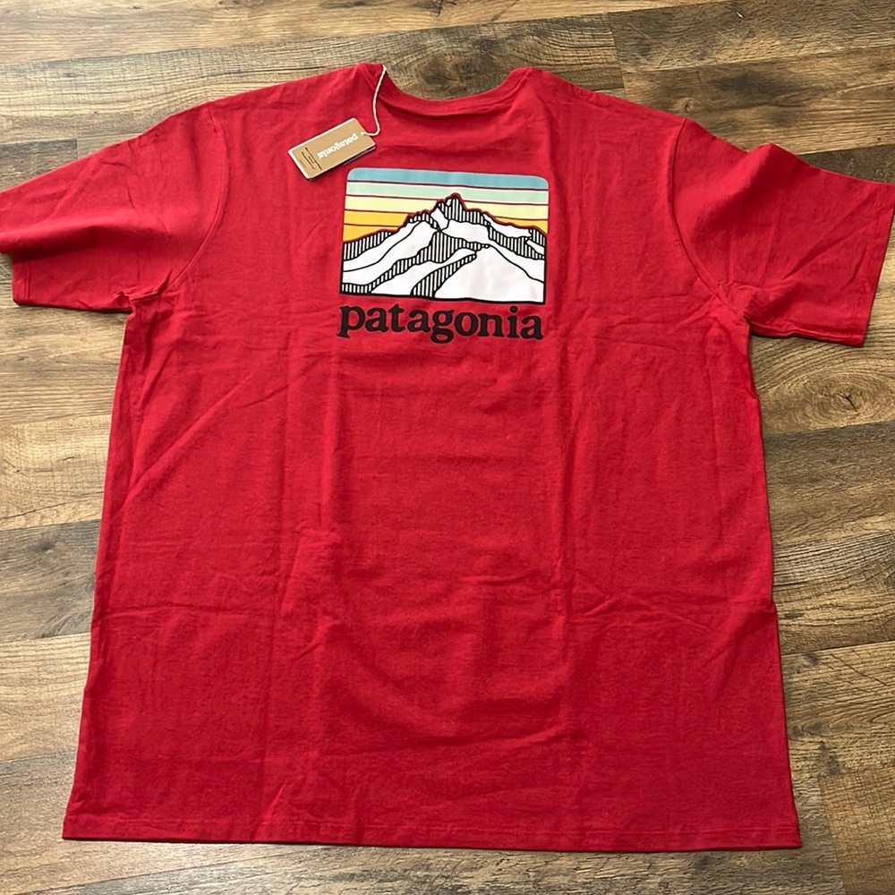 Patagonia short sleeve t shirt. Size large. New with tags